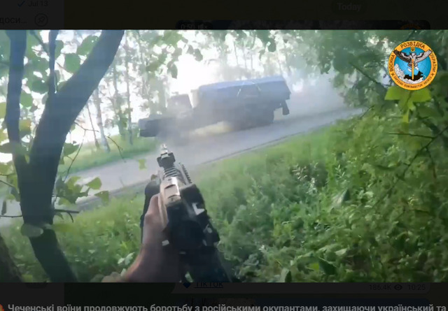 Ічкерійські диверсанти знищили вантажівку росіян у БНР