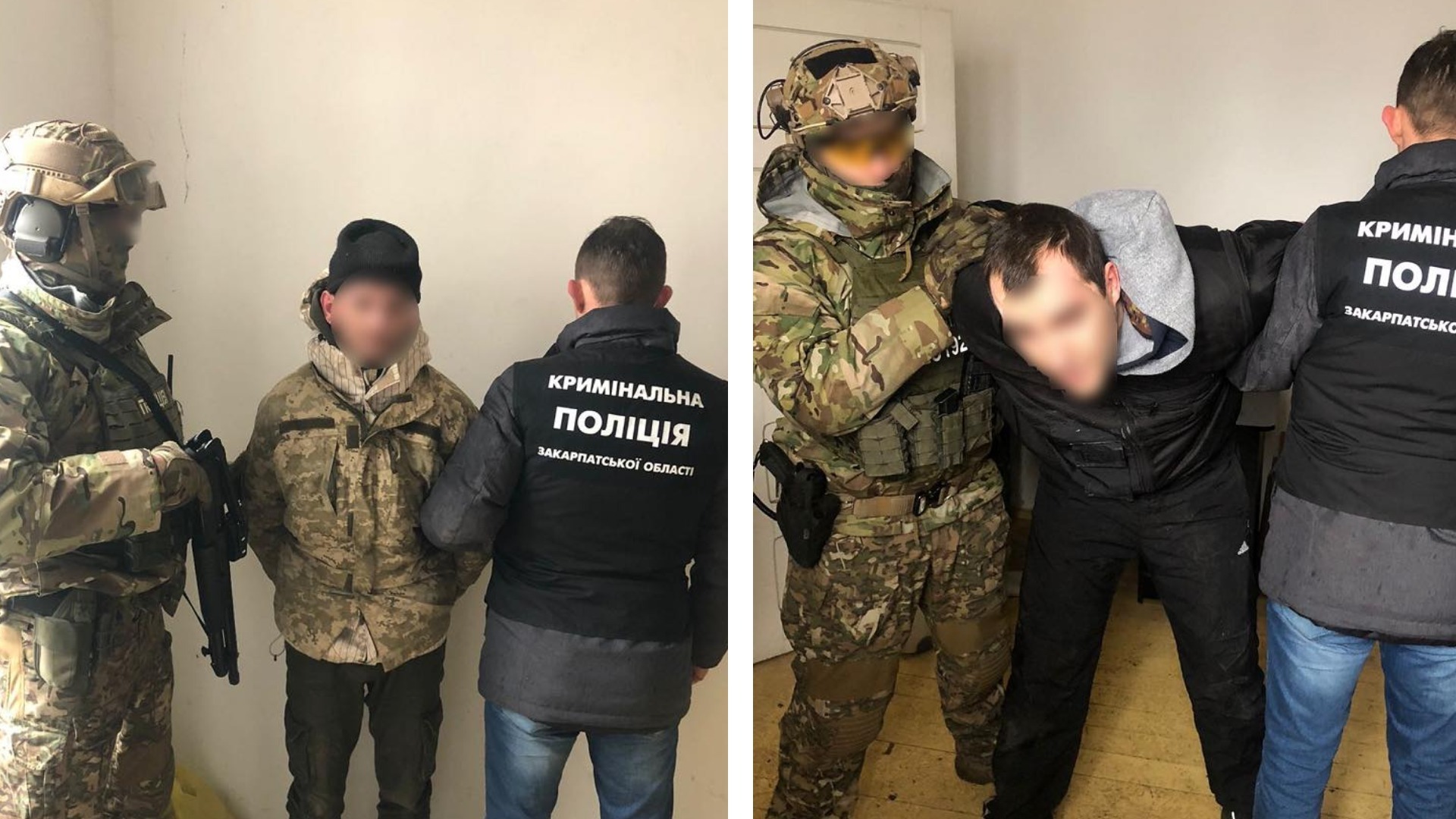 Поліція затримала злочинців, які втекли з-під варти у Закарпатській області.