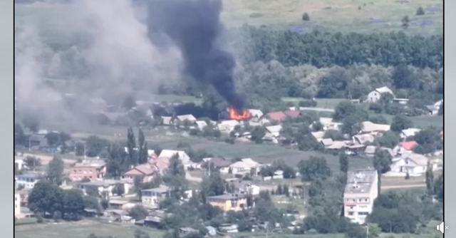 Українські військові накрили вогнем замасковану техніку окупантів