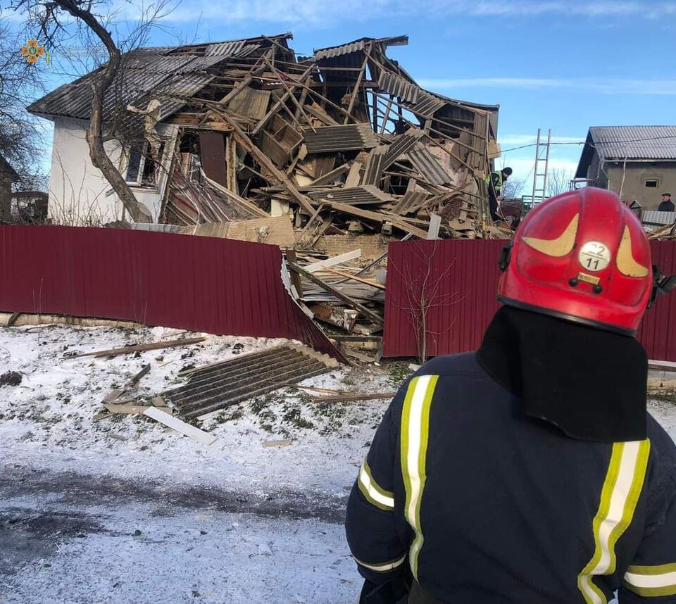вибух у будинку у селі Ниновичі Червоноградського району