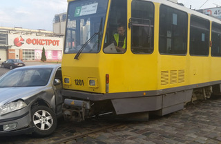 Аварія з трамваєм у Львові