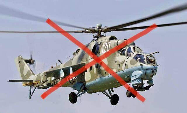 У Луганській області стрілець-зенітник збив російський вертоліт Мі-24