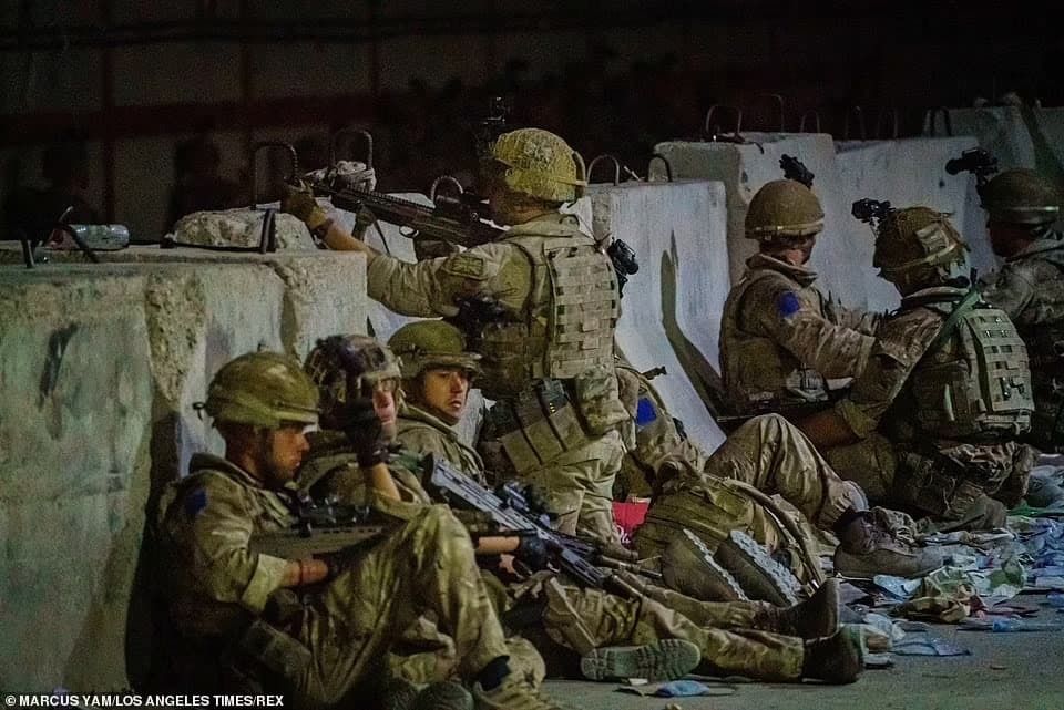 Американські військові в аеропорту Кабула
