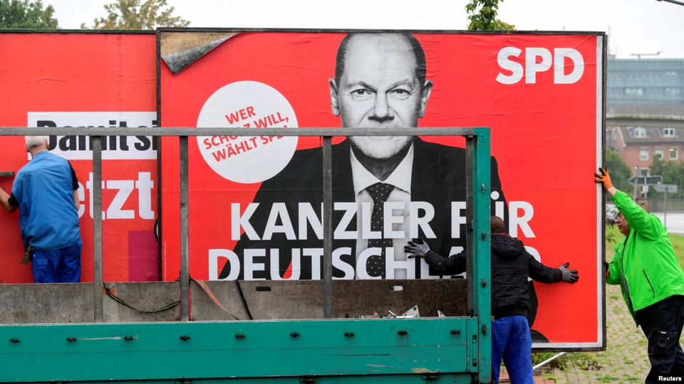 Лідер Соціал-демократичної партії Німеччини Олаф Шольц 