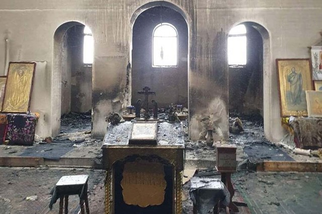 У Тернопільській області підпалили церкву московського патріархату